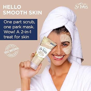 St Ives. Gentle Smoothing Oatmeal Scrub & Mask - Branded Beauty