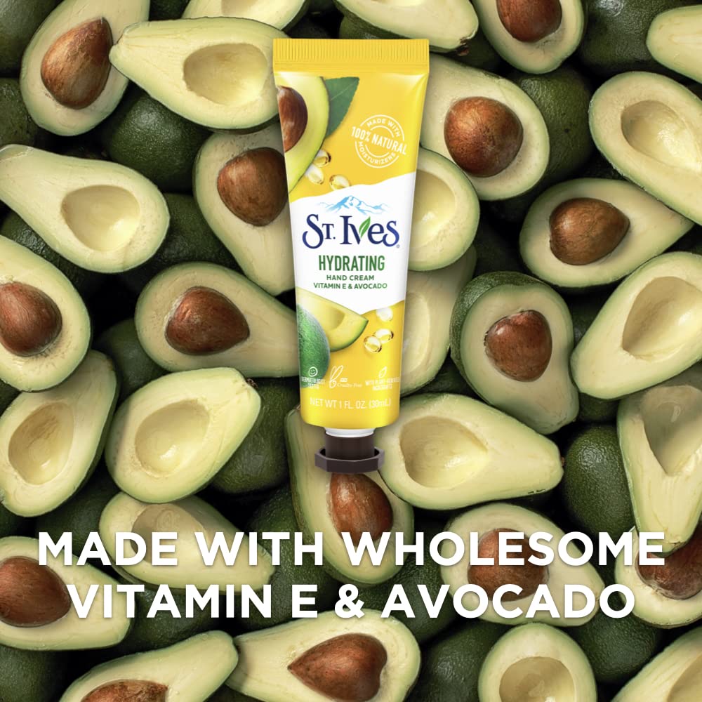 St. Ives Hydrating Hand Cream - Vitamin E & Avocado - Branded Beauty
