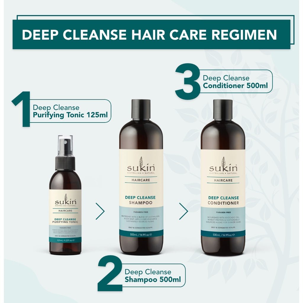 Sukin Haircare Deep Cleanse Purifying Tonic 125ml - Branded Beauty