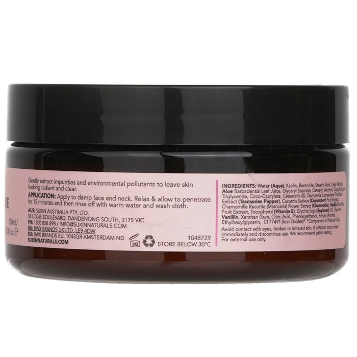 Sukin Natural Skincare Sensitive Pink Clay Facial Masque 100ml - Branded Beauty
