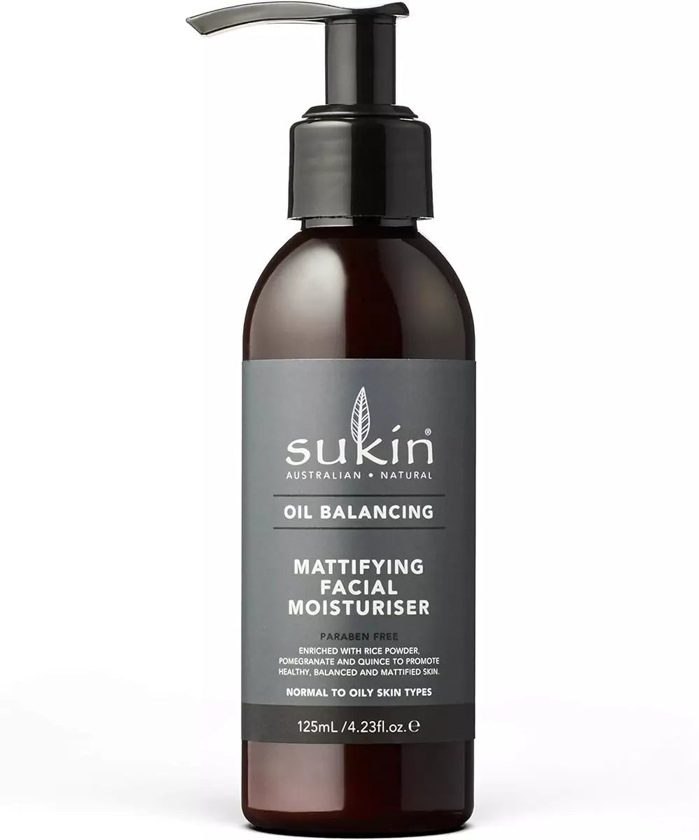 Sukin Oil Balancing Mattifying Facial Moisturiser 125ml - Branded Beauty