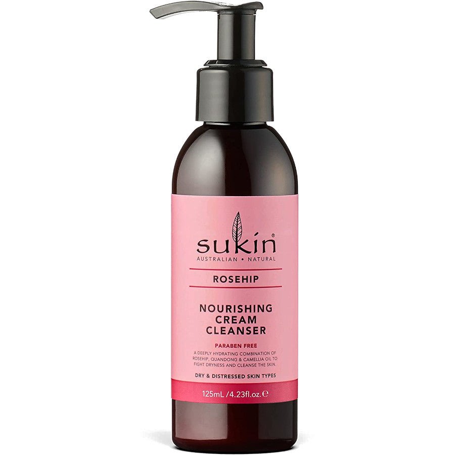 Sukin Rosehip Nourishing Cream Cleanser 125ml - Branded Beauty