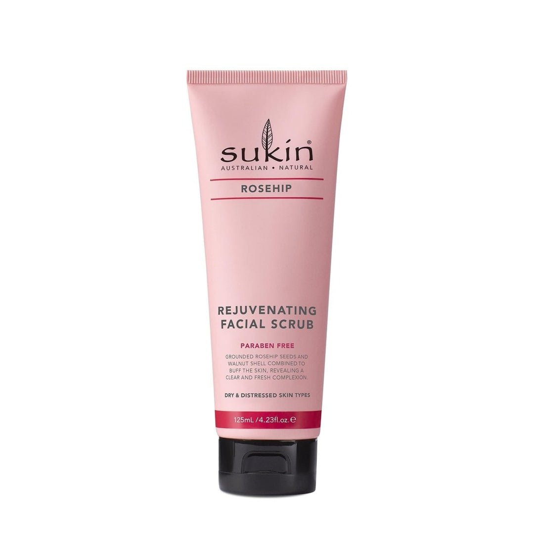Sukin Rosehip Rejuvenating Facial Scrub 125ml - Branded Beauty