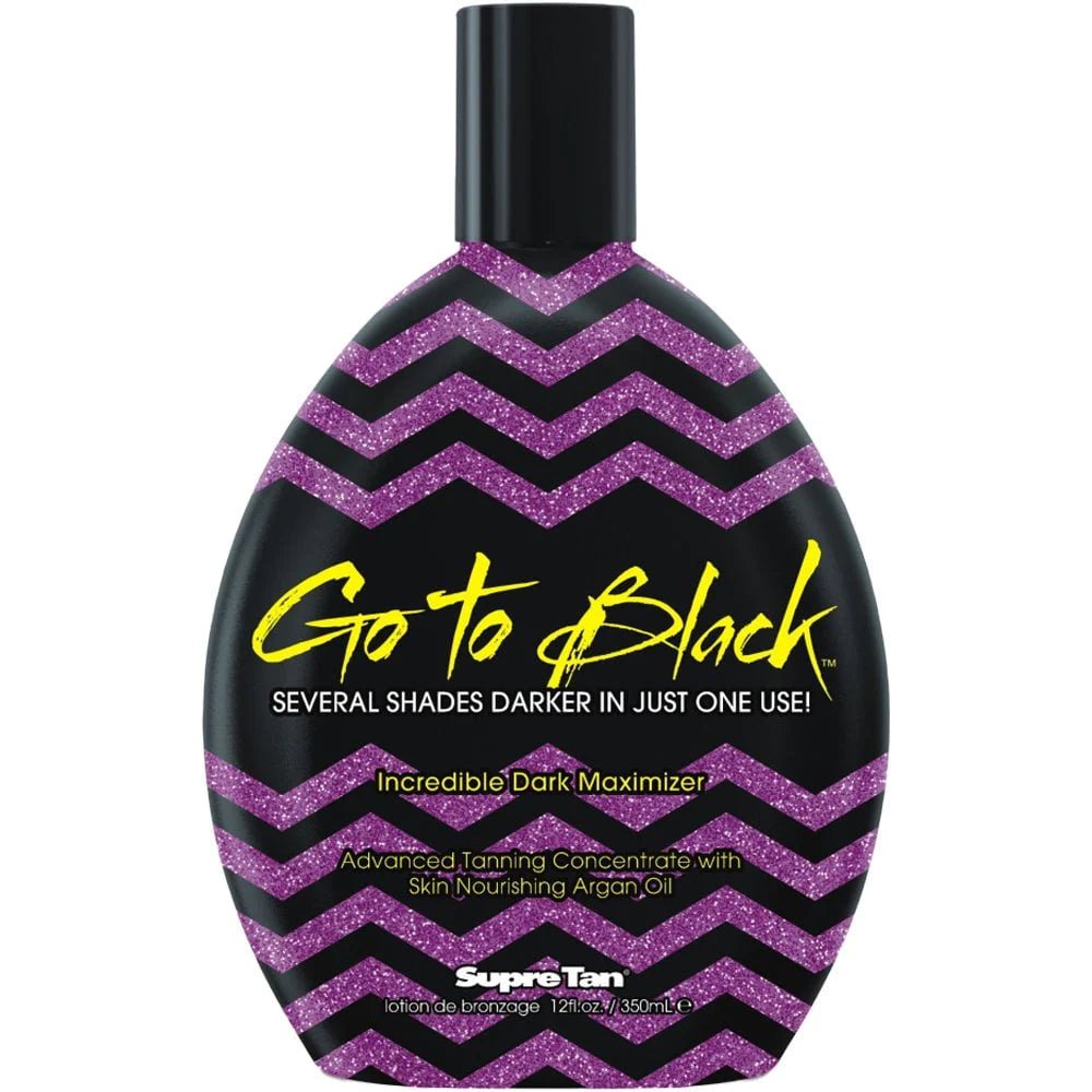 Supre Tan Go To Black Maximiser Tanning Accelerator Lotion 350ml - Branded Beauty