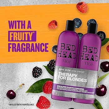 Tigi Bed Head Blonde Shampoo and Conditioner - 2 x 750ml - Branded Beauty