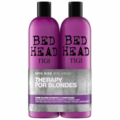 Tigi Bed Head Blonde Shampoo and Conditioner - 2 x 750ml - Branded Beauty
