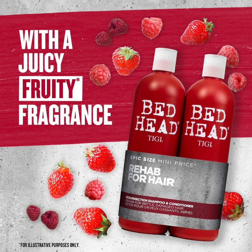 Tigi Bed Head Resurrection Shampoo and Conditioner - 2 x 750ml - Branded Beauty