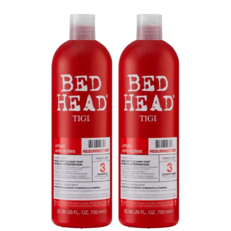 Tigi Bed Head Resurrection Shampoo and Conditioner - 2 x 750ml - Branded Beauty