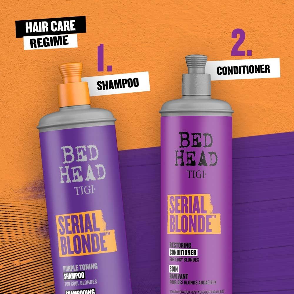 Tigi Bed Head Serial Blonde Shampoo for Damaged Blonde Hair 970ml - Branded Beauty