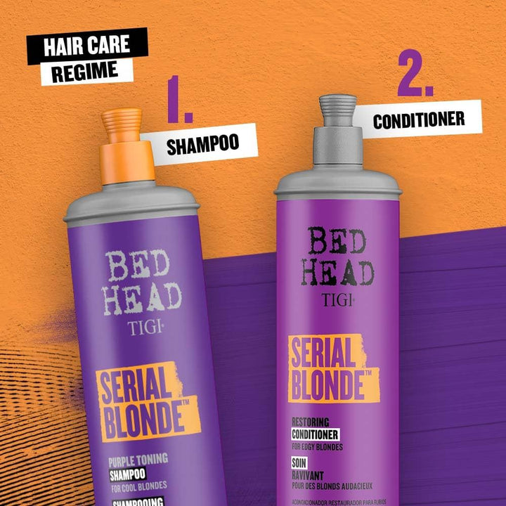 Tigi Bed Head Serial Blonde Shampoo for Damaged Blonde Hair 970ml - Branded Beauty