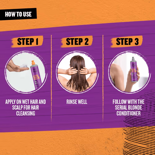 Tigi Bed Head Serial Blonde Shampoo for Damaged Blonde Hair 970ml - Branded Beauty