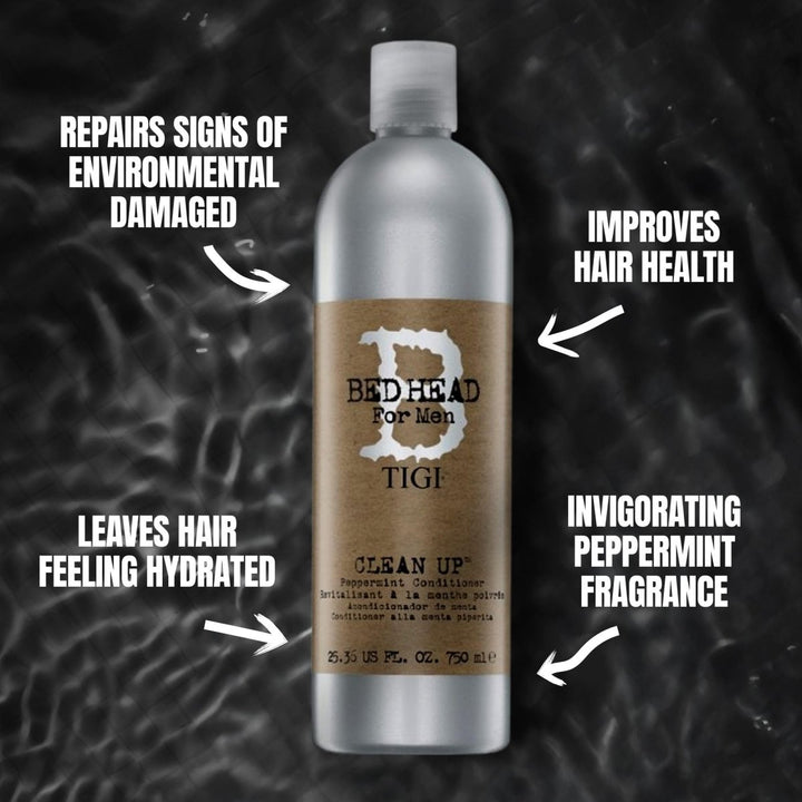 Tigi Twin Pack Shampoo + Conditioner Bed Head Clean It Up - 2 x 750ml - Branded Beauty