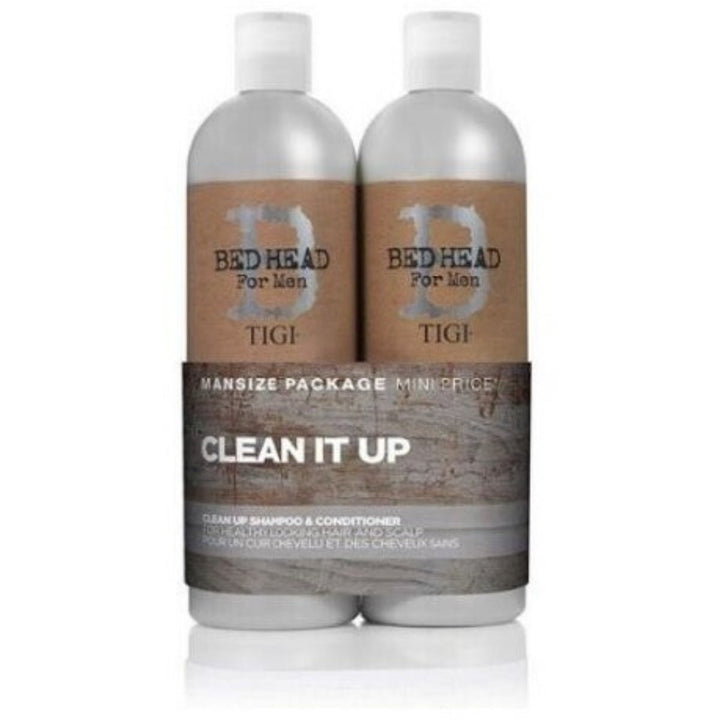 Tigi Twin Pack Shampoo + Conditioner Bed Head Clean It Up - 2 x 750ml - Branded Beauty