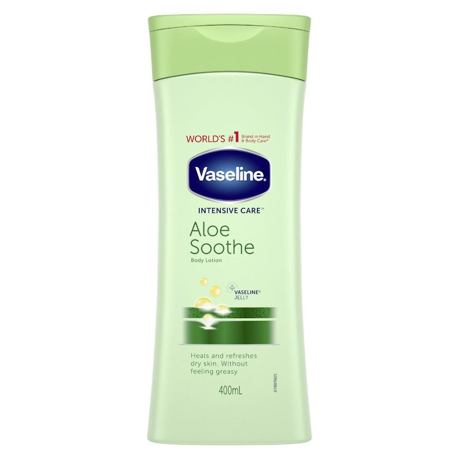 Vaseline Body Lotion Aloe Vera - 400ml - Branded Beauty