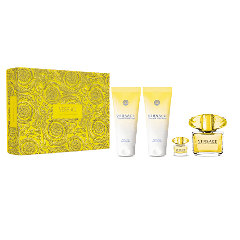 VERSACE YELLOW DIAMOND セット Versace Yellow Diamond Set: EDT 90ml + BL 100ml + SG 100ml + EDT
