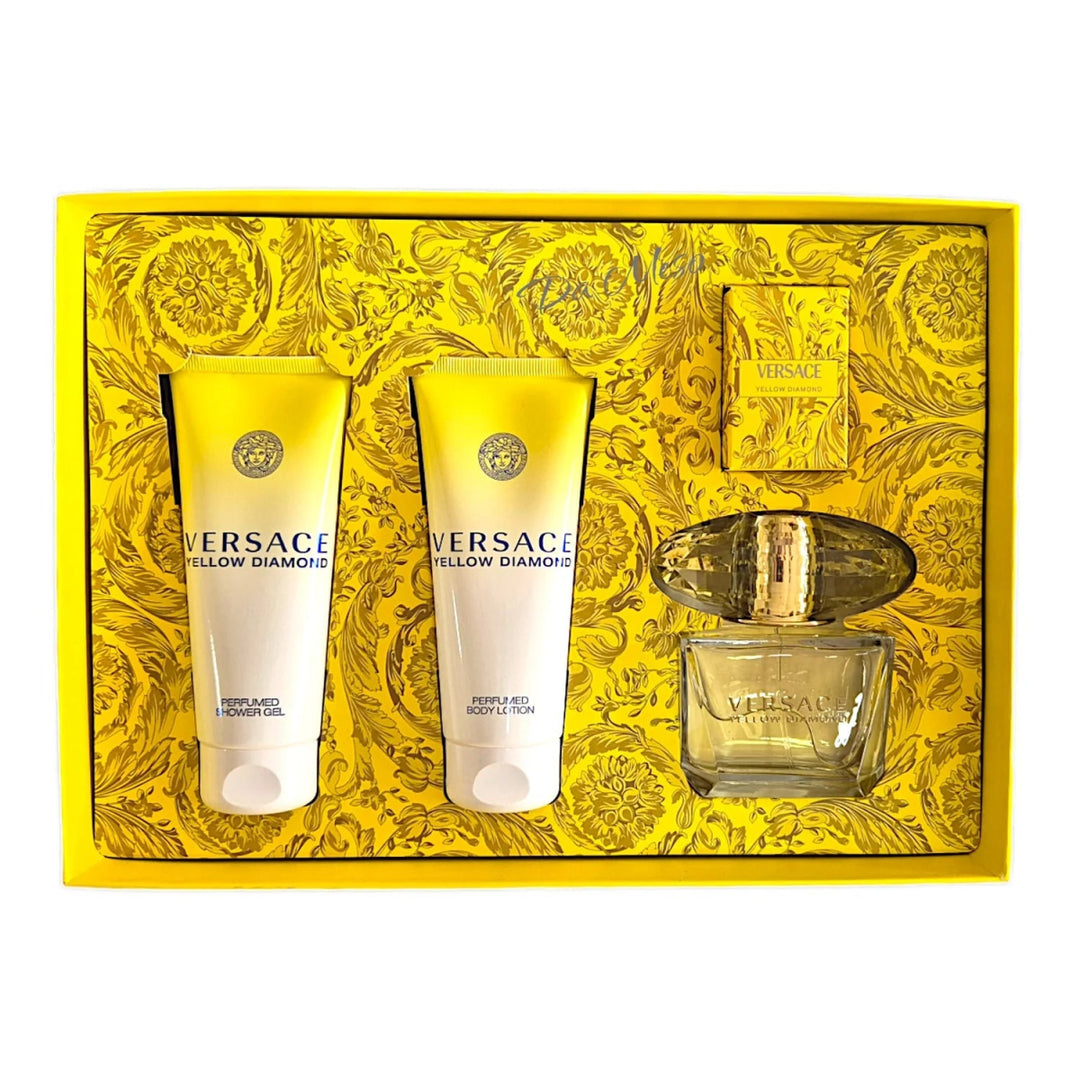 Versace Yellow Diamond Set: EDT 90ml + BL 100ml + SG 100ml +