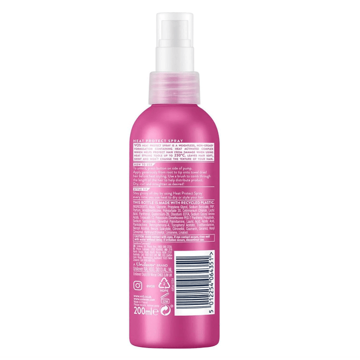 VO5 Heat Protection Spray - 200ml - Branded Beauty