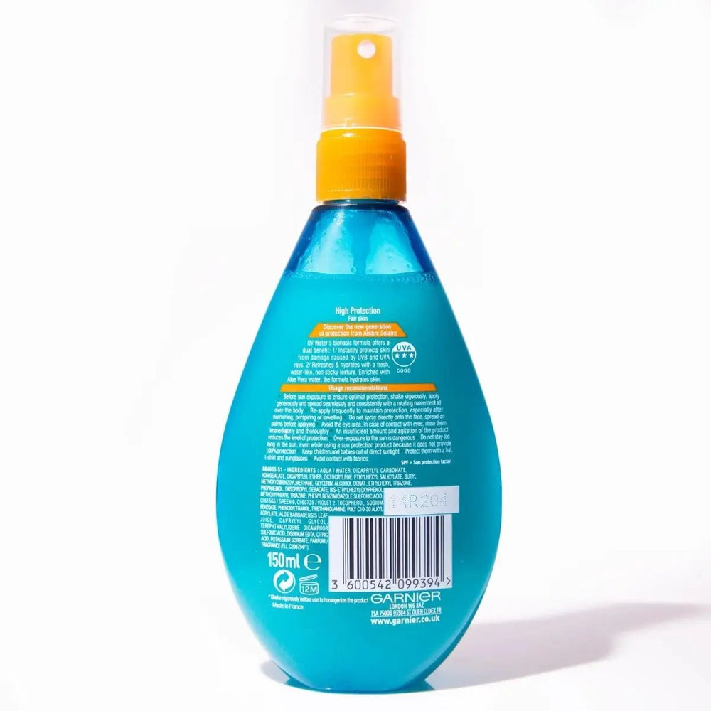 L'Oreal Ambre Solaire UV Water Sun Cream Spray SPF30 150ml