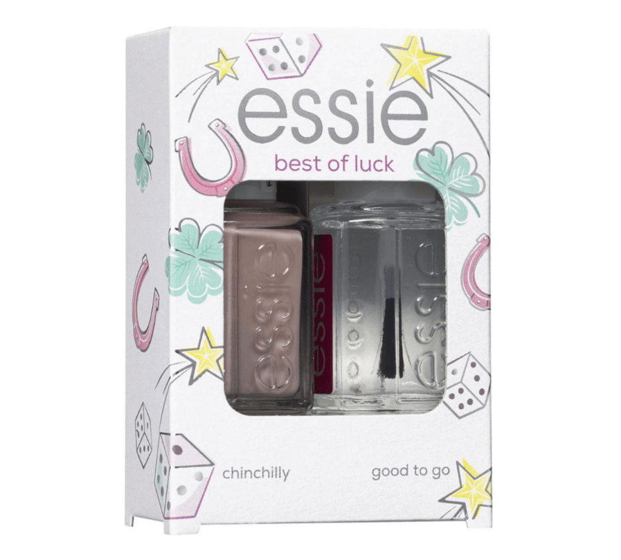 Essie Best Of Luck Nail Polish Duo - Chinchilly - Branded Beauty