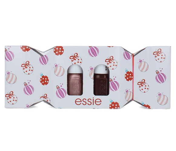 Essie Christmas Duo Nail Polish Kit Bordeaux & Penny Talk - Here's A Merry Mani Treat For You - Branded Beauty