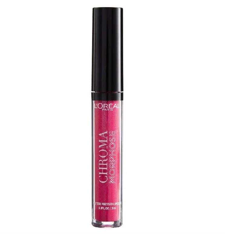 L'Oreal L'Oreal Chroma Morphose Glitter-Pressed Lipstick - 02 Pink Chameleon
