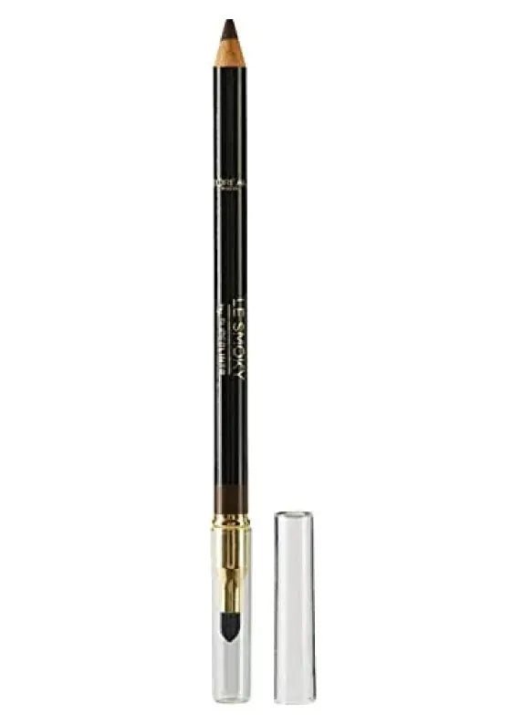 L'Oreal Color Riche LeSmoky Pencil Eyeliner & Smudger - 204 Brown Fusion - Branded Beauty