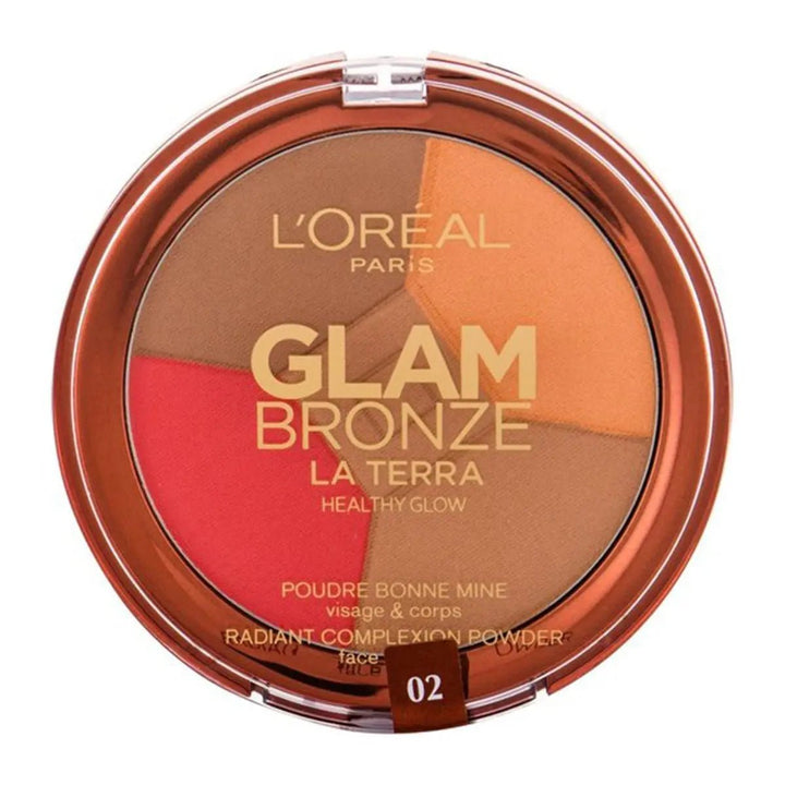 L'Oreal Glam Bronze La Terra Healthy Glow Bronzer - Branded Beauty