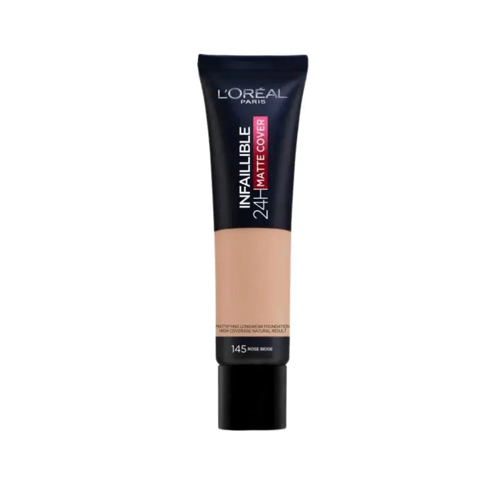 L'Oreal L'Oreal Infaillible 24H Matte Cover Foundation - 145 Rose Beige