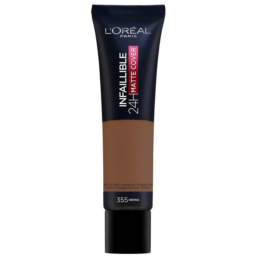 L'Oreal Infaillible 24H Matte Cover Foundation - 355 Sienna - Branded Beauty