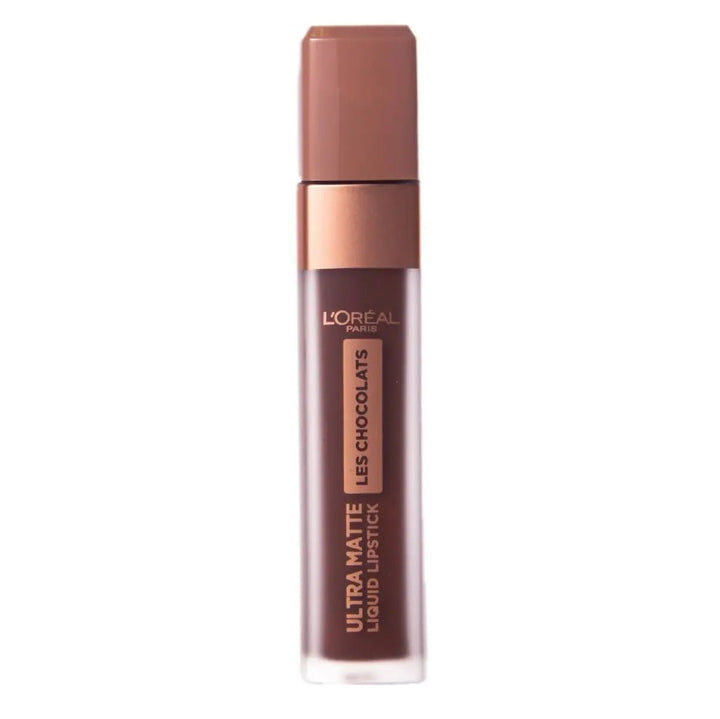 L'Oréal Les Chocolats Ultra Matte Liquid Lipstick - 856 YUM - Branded Beauty
