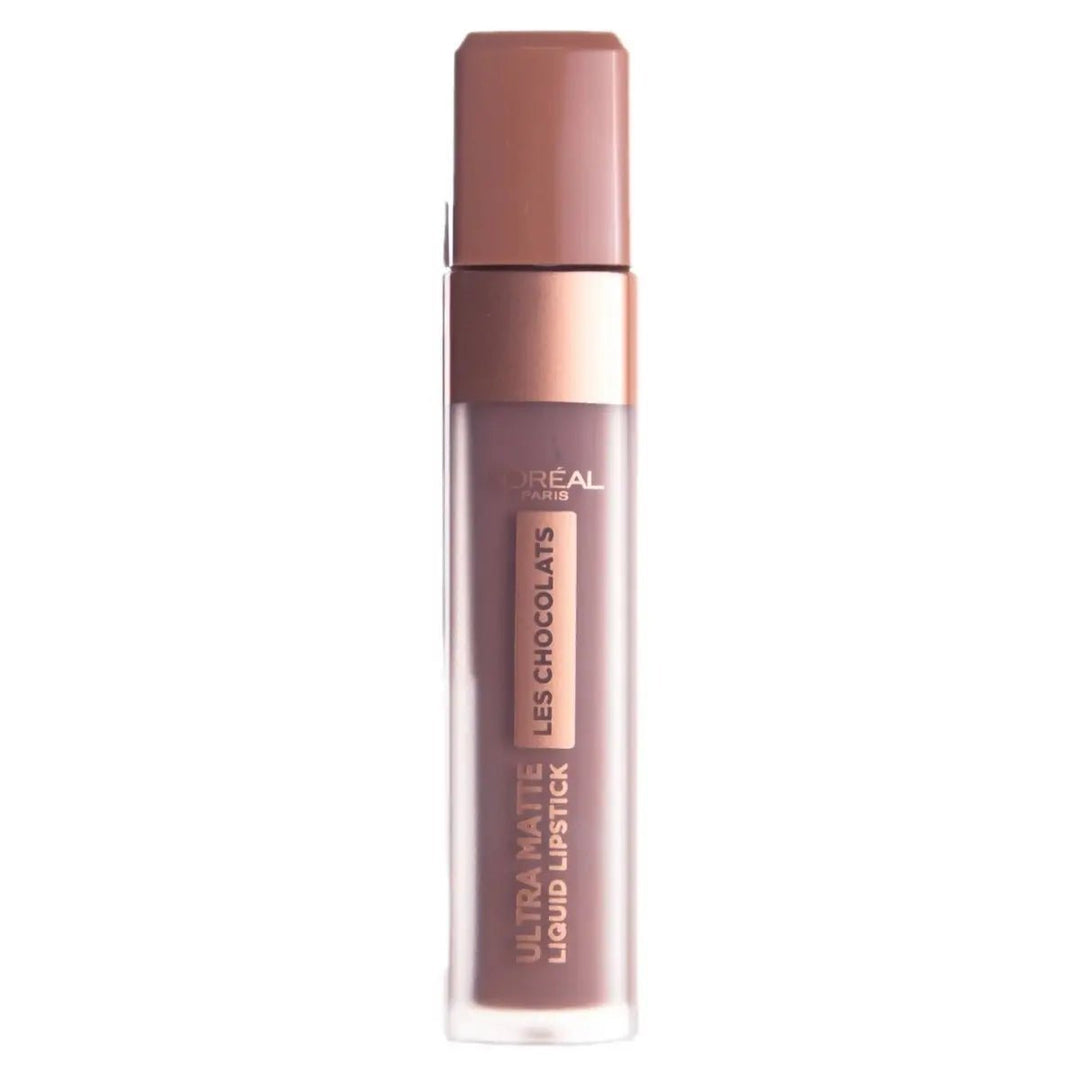 L'Oréal Les Chocolats Ultra Matte Liquid Lipstick - Bitter Sweet - Branded Beauty