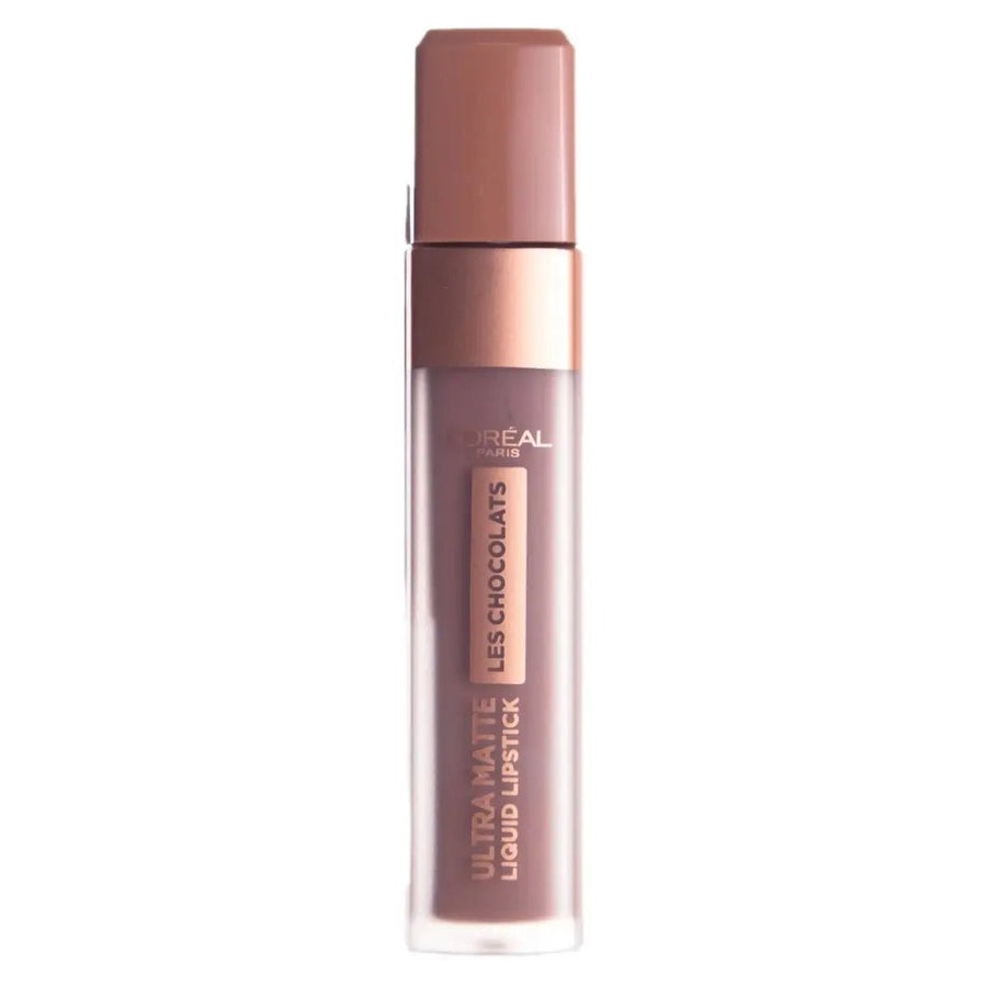 L'Oréal Les Chocolats Ultra Matte Liquid Lipstick - Bitter Sweet - Branded Beauty