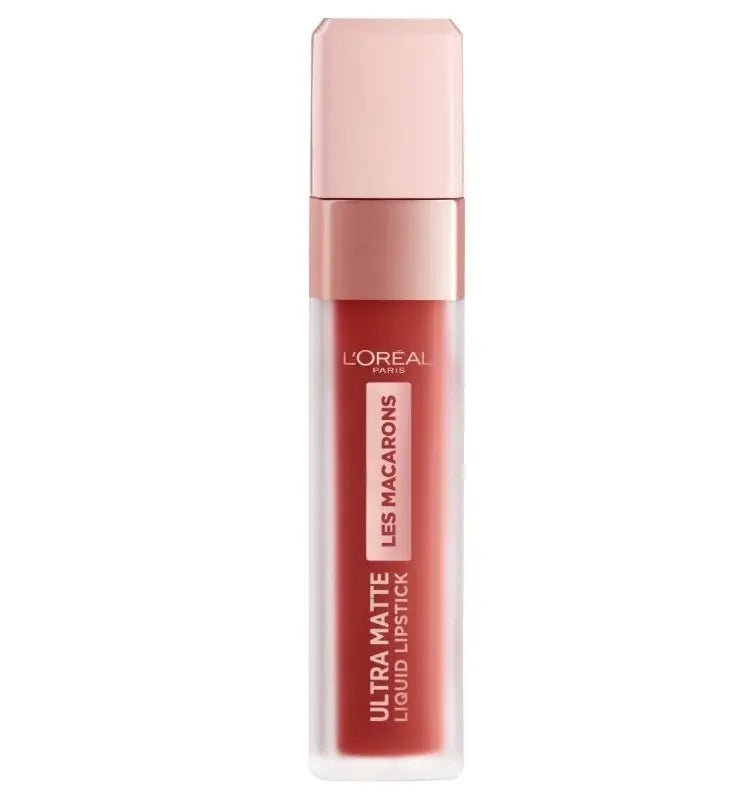 L'Oreal Les Macarons Ultra Matte Liquid Lipstick - 834 Infinite Spice - Branded Beauty