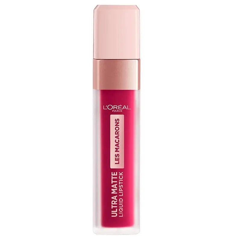 L'Oreal Les Macarons Ultra Matte Liquid Lipstick - 838 Berry Cherie - Branded Beauty