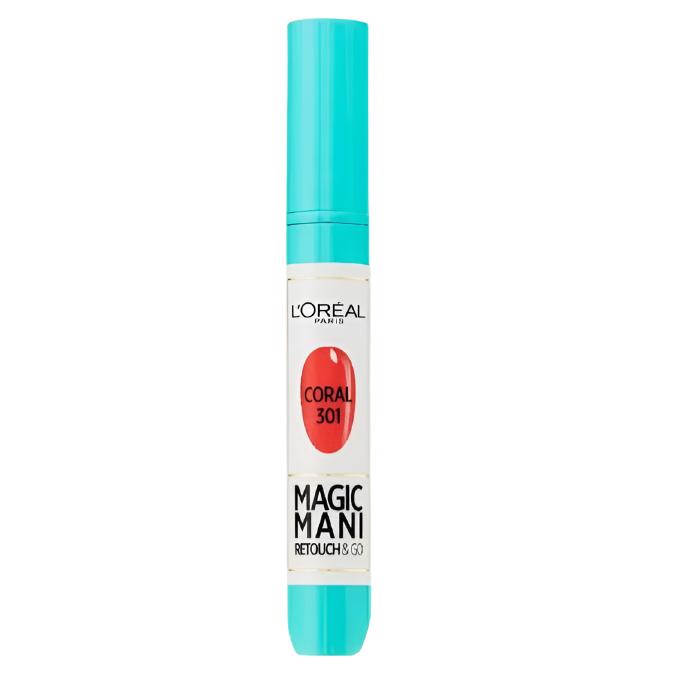 L'Oreal Magic Mani Retouch & Go - 301 Coral - Branded Beauty