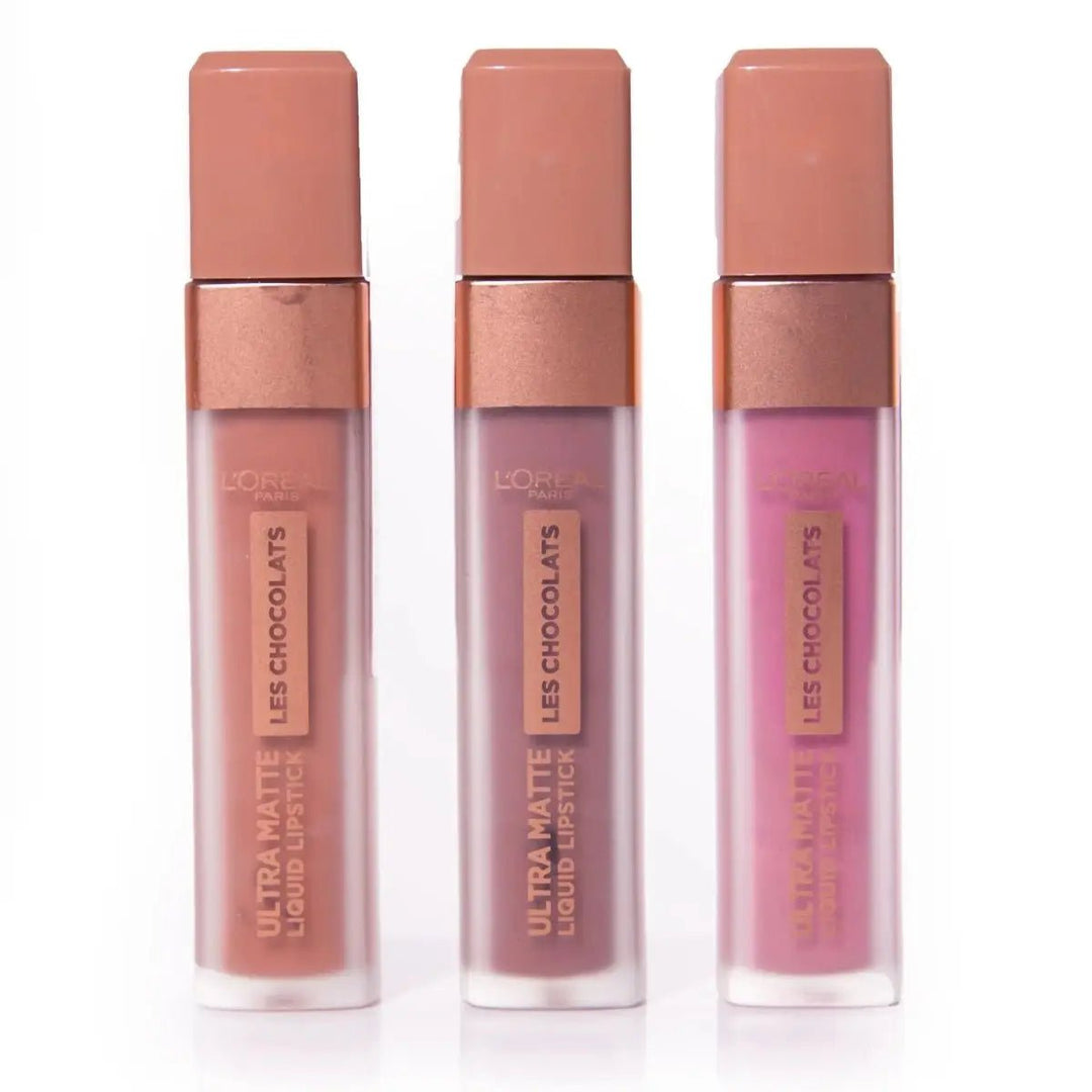 L'Oréal Paris Box of Chocolates Ultra - Matte Liquid Lip Giftset - Branded Beauty