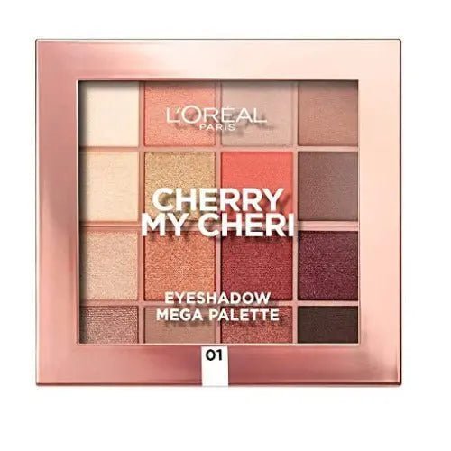 L'Oreal Paris Cherry My Cheri Eyeshadow Mega Palette - 01 - Branded Beauty