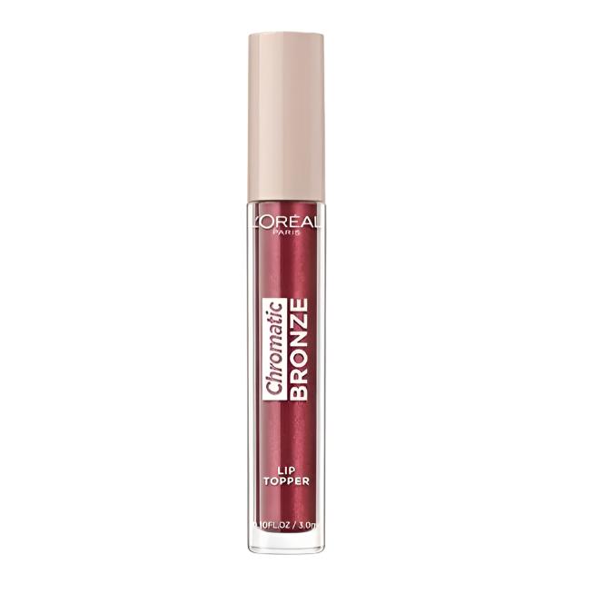 L'Oreal Paris Chromatic Bronze Lip Topper - 04 Red Tonic - Branded Beauty