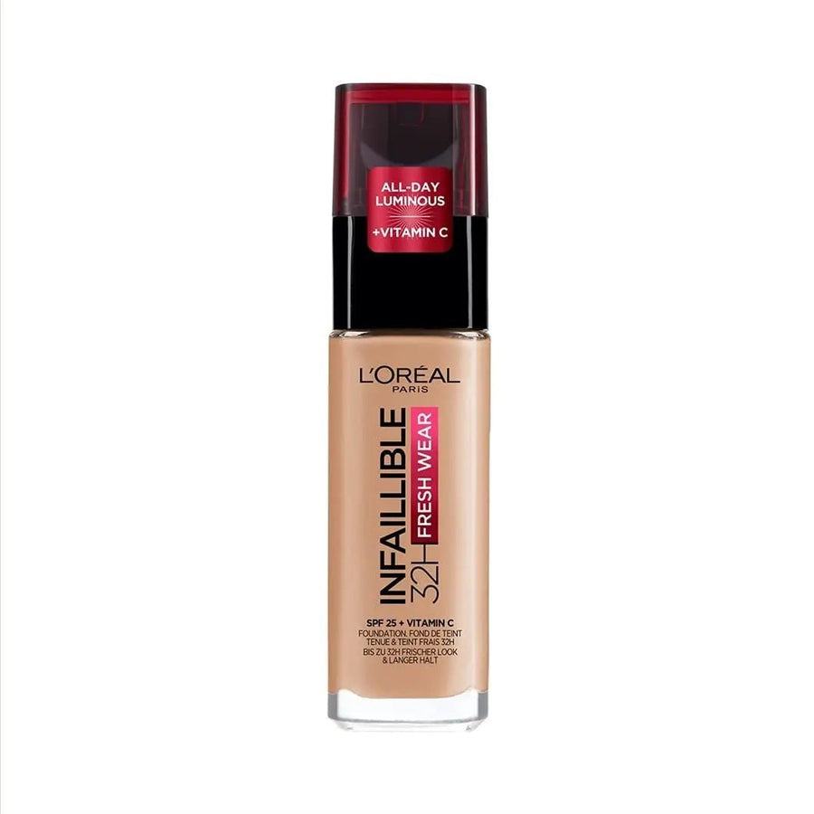 L'Oreal Paris Infaillible 24H Fresh Wear Liquid Foundation - 220 Sand - Branded Beauty