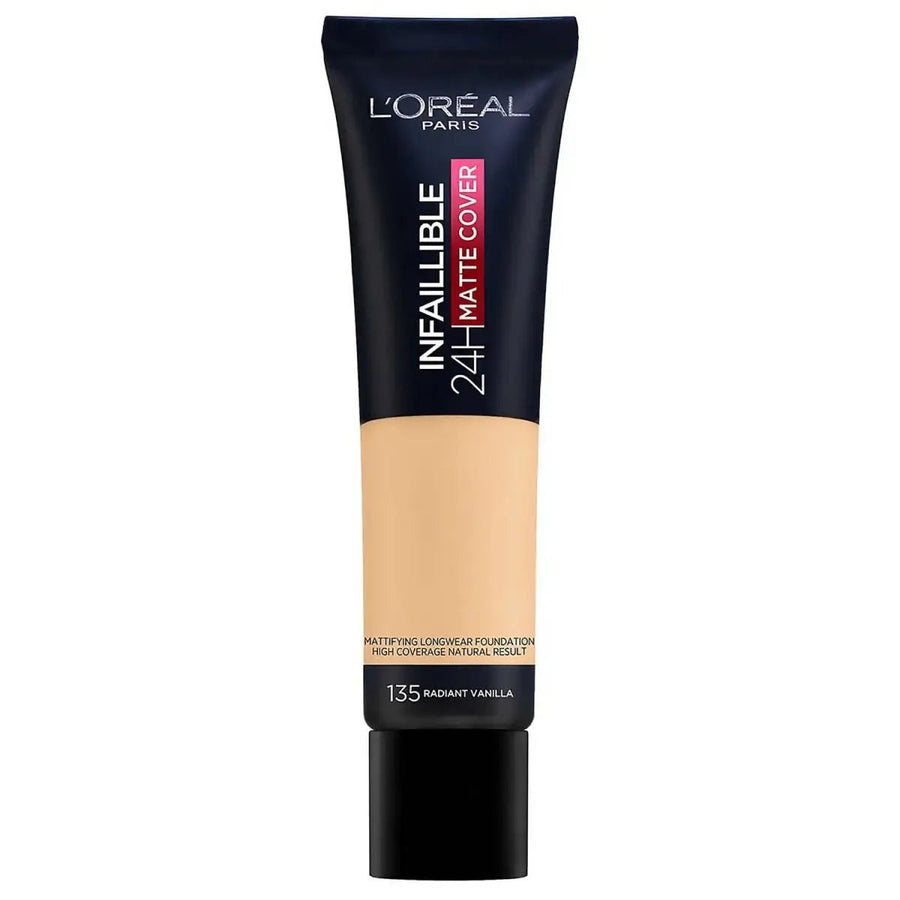 L'Oreal Paris Infallible 24H Matte Cover Foundation - 135 Radiant Vanilla - Branded Beauty