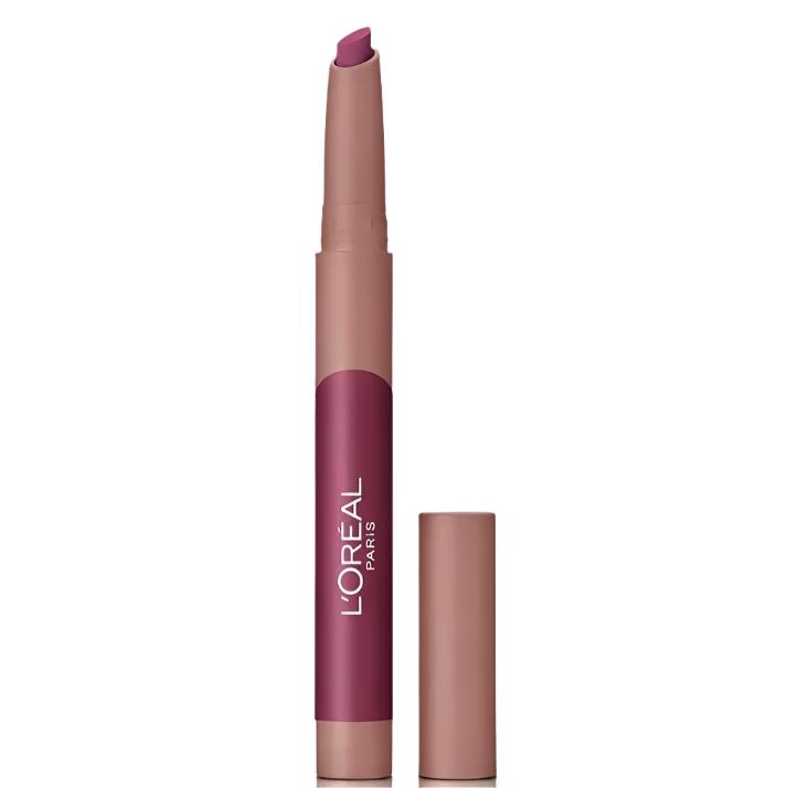 L'Oreal Paris Matte Lip Crayon - 107 Sizzling Sugar - Branded Beauty