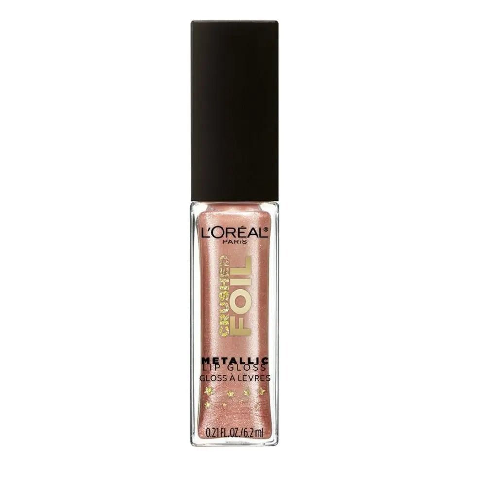 L'Oréal Paris Metallic Lip Gloss Crushed Foil - Branded Beauty