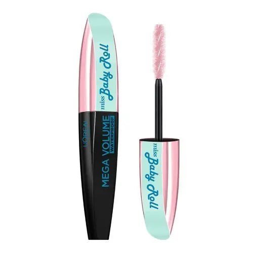 L'Oreal Paris Miss Baby Roll Mega Volume Waterproof Mascara - Black Waterproof - Branded Beauty