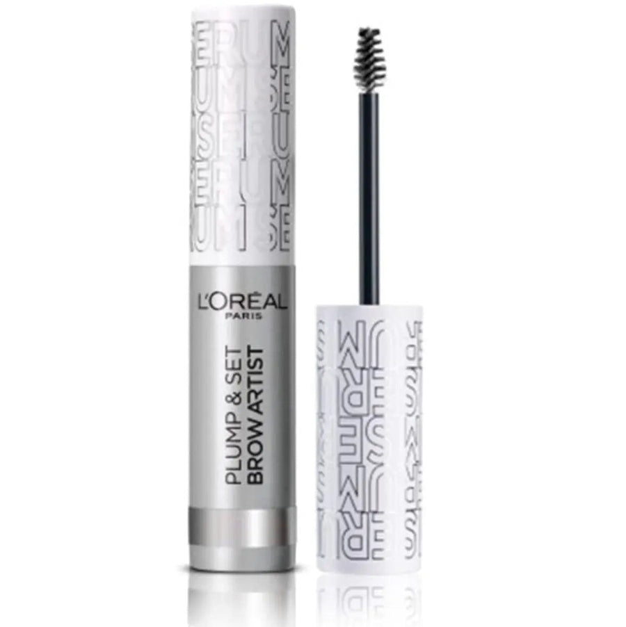 L'Oreal Paris Plump & Set Brow Artist Volumising Brow Gel - 000 Transparent - Branded Beauty