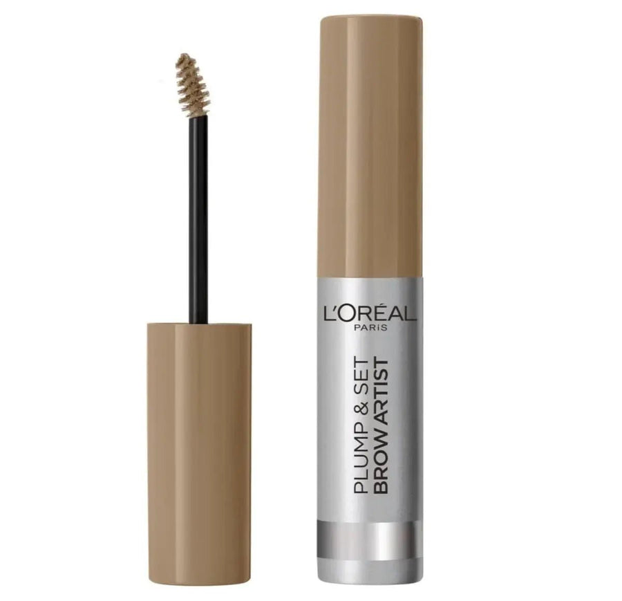L'Oreal Paris Plump & Set Brow Artist Volumising Brow Gel - 101 Blonde - Branded Beauty