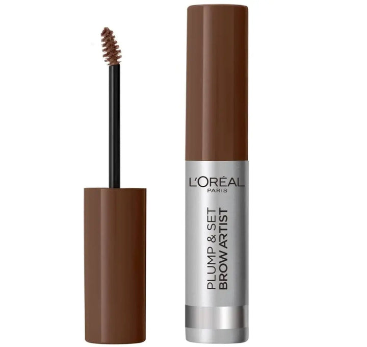 L'Oreal Paris Plump & Set Brow Artist Volumising Brow Gel - 105 Brunette - Branded Beauty