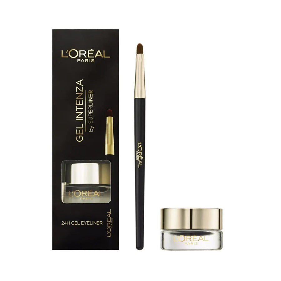 L'Oreal Paris Super Liner Eyeliner Gel Intenza 01 Pure Black - Branded Beauty