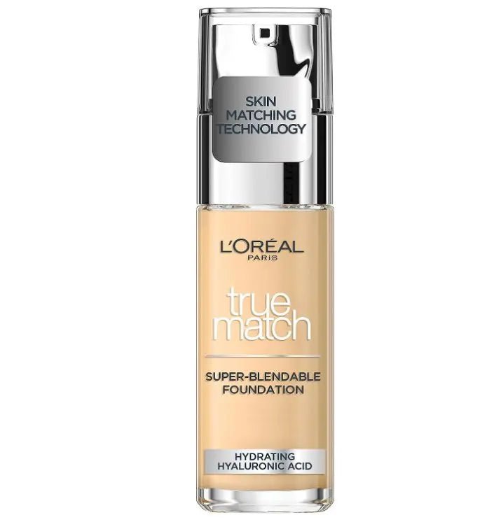 L'Oreal Paris True Match Super - Blendable Foundation - 1.N Ivory - Branded Beauty