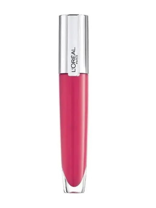 L'Oreal Rouge Signature Plumping Sheer Pink Lip Gloss - 408 Accentuate - Branded Beauty