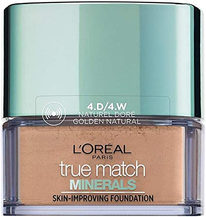 L'Oreal True Match Minerals Skin - Improving Foundation - 4.D/4.W Golden Natural - Branded Beauty